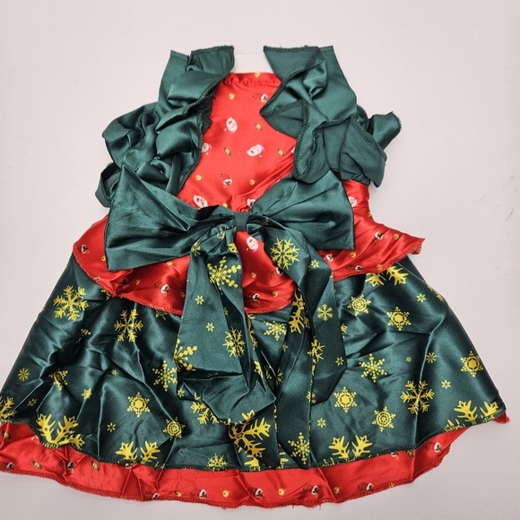 Christmas dress for pet holiday dress - Picture 3 of 9